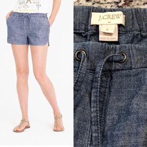 J. Crew Factory Chambray Denim Shorts